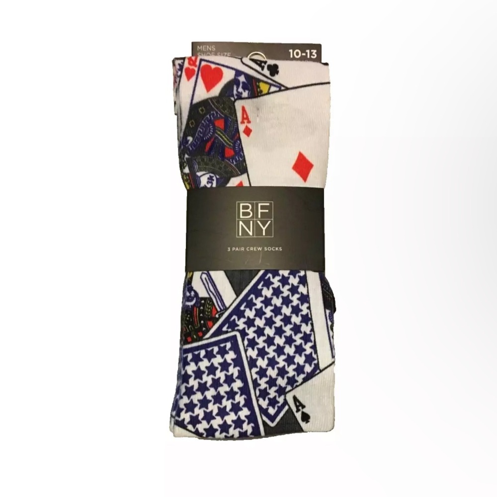 BFNY 3 Pair Men’s Crew Socks